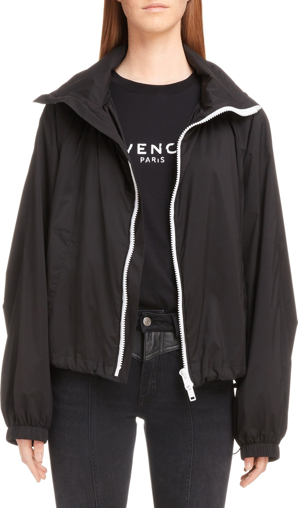 Givenchy Logo Hood Track Jacket