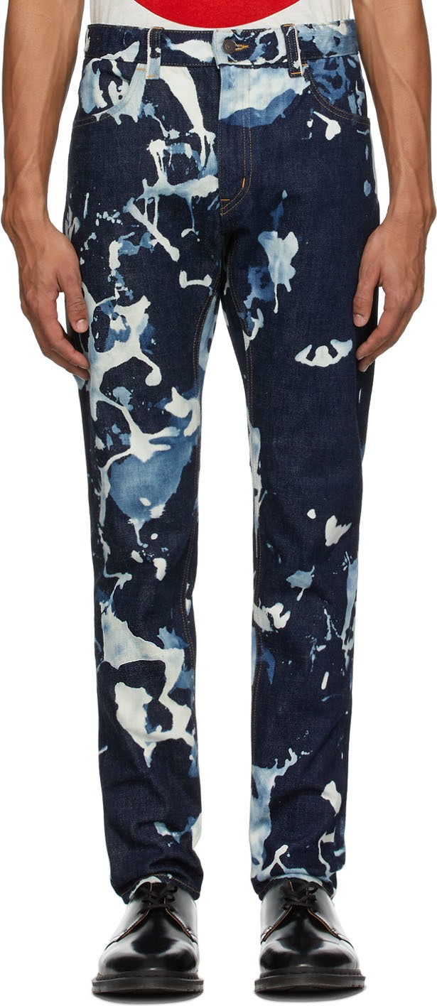 Blue Blue Japan Blue Kago Bassen Jeans