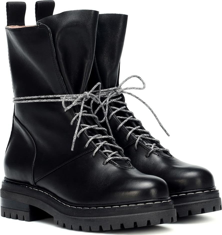 Max Mara Leather ankle boots