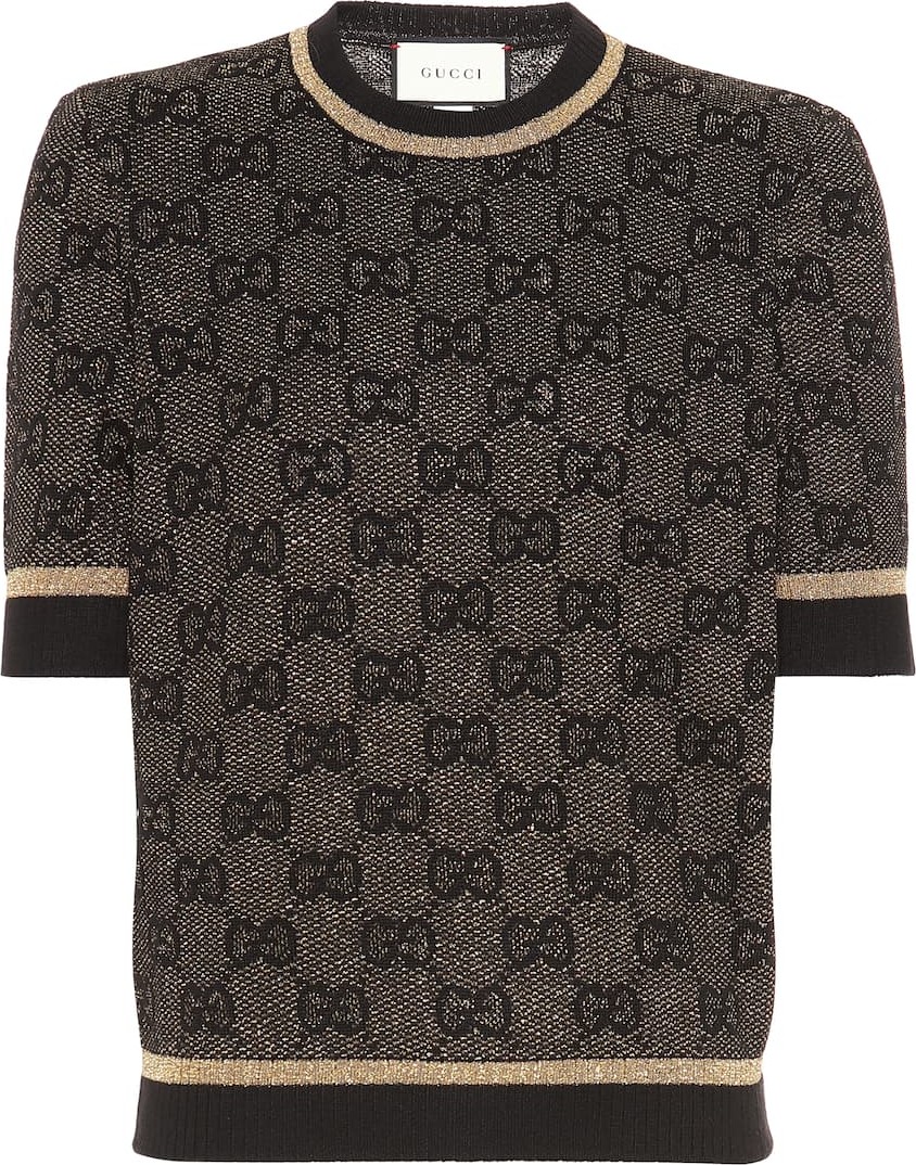 Gucci GG metallic wool-blend sweater