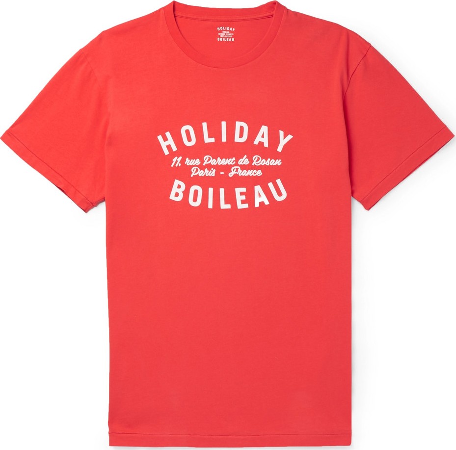 Holiday Boileau Logo-Print Cotton-Jersey T-Shirt