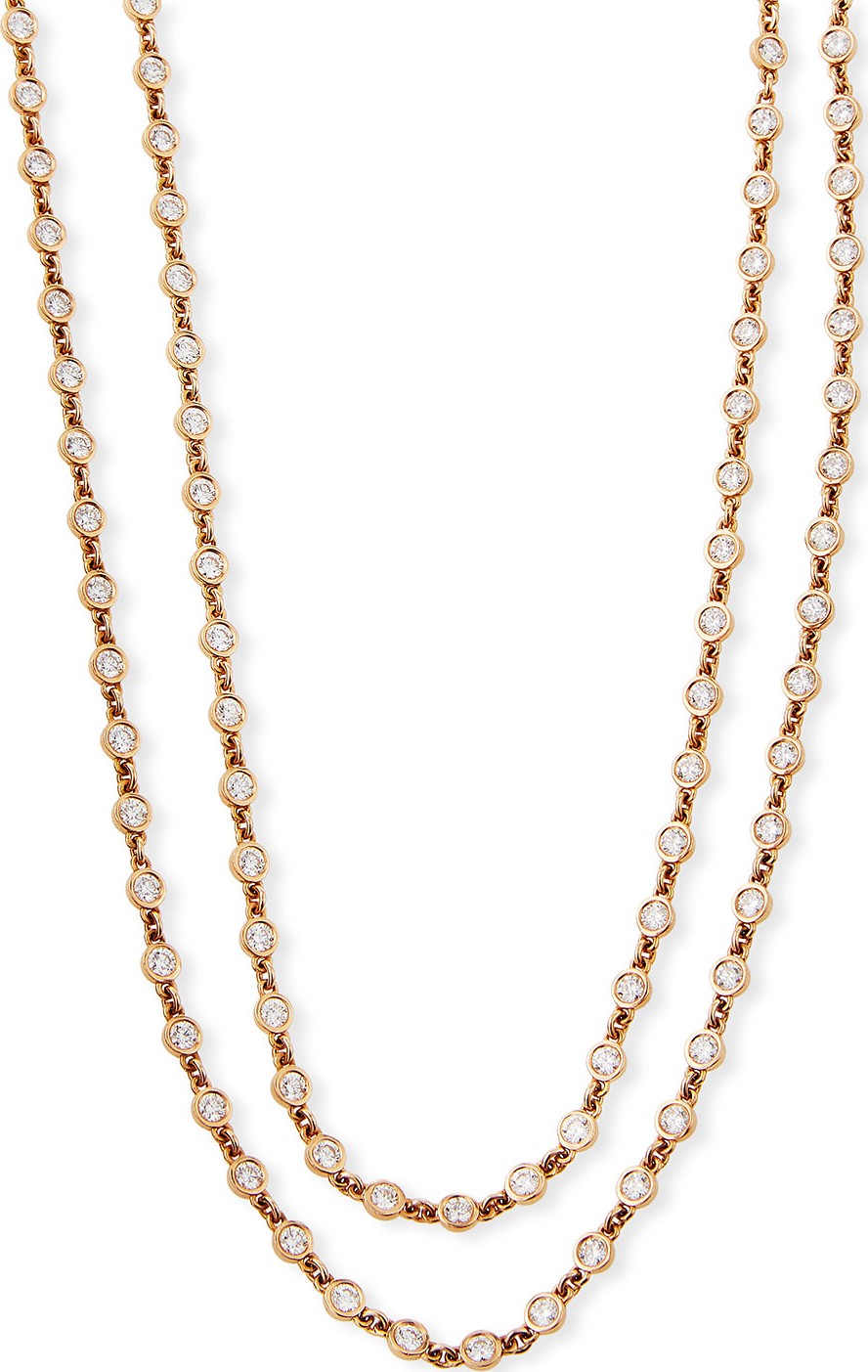 Rahaminov 18k Diamond By-the-Yard Necklace