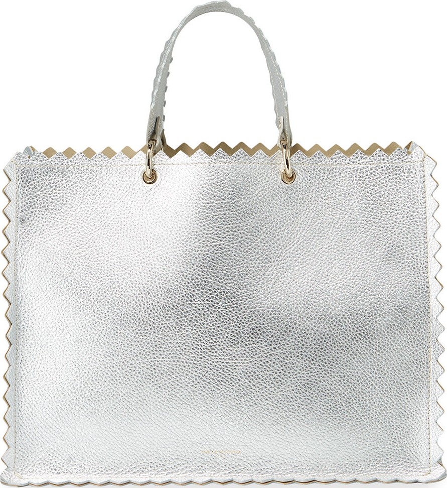 Sara Battaglia Helena Leather Tote Bag