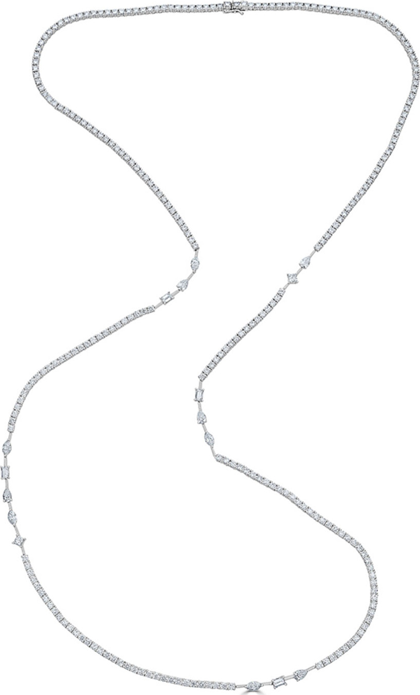 ZYDO 18k Luminal Long Diamond Necklace