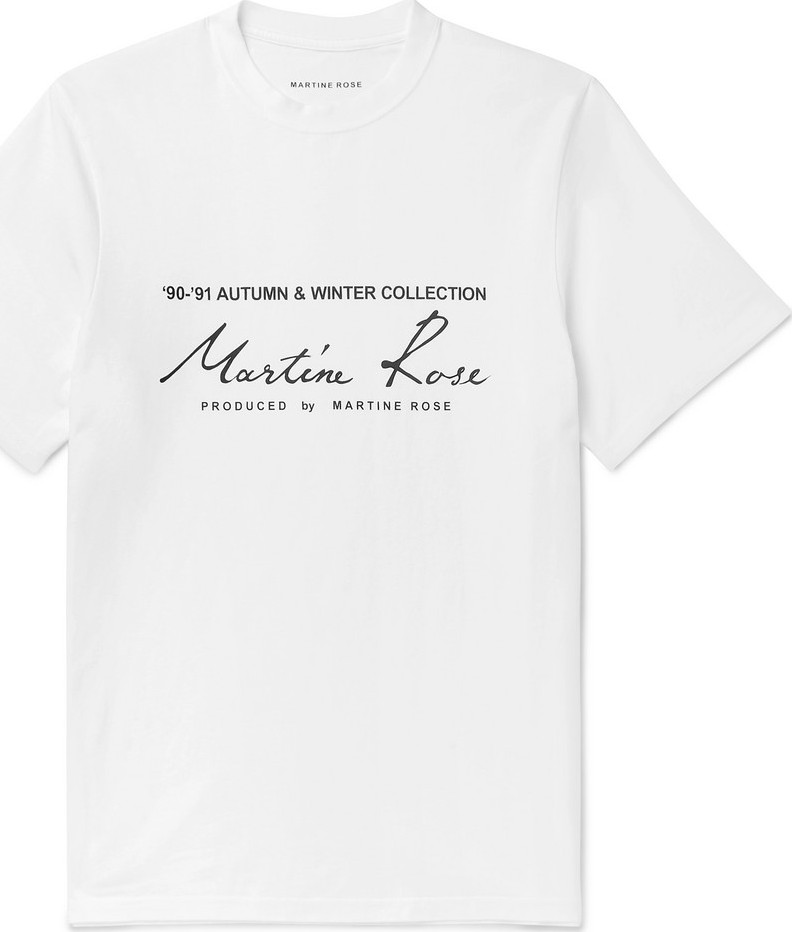 Martine Rose Logo-Print Cotton-Jersey T-Shirt
