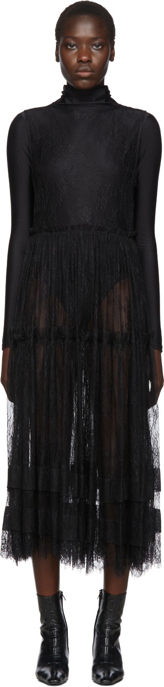 Chika Kisada Black Lace Dress