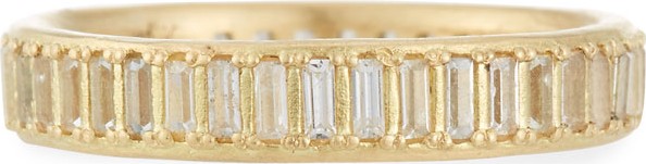 Armenta Old World Sueno White Sapphire Baguette Band Ring