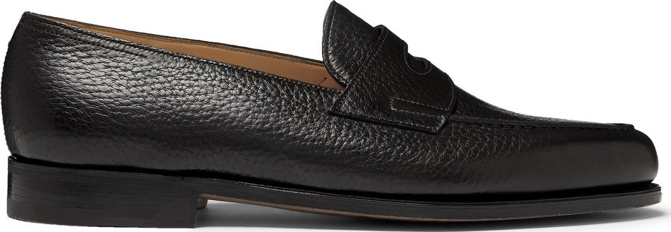 John Lobb Lopez Full-Grain Leather Penny Loafers