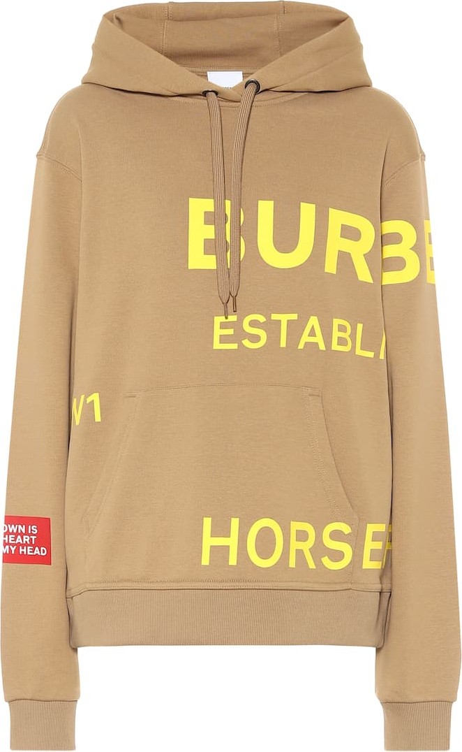 Burberry London England Logo cotton-jersey hoodie