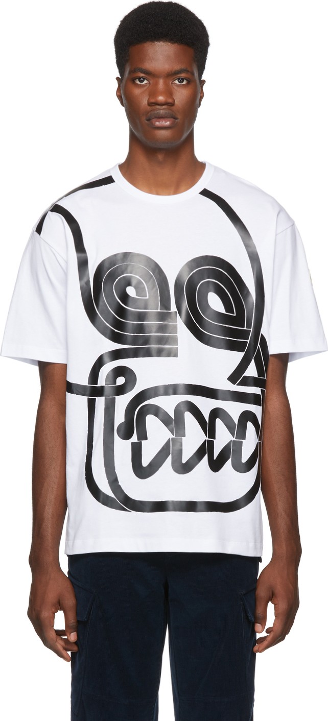 Moncler Genius White Abstract T-Shirt