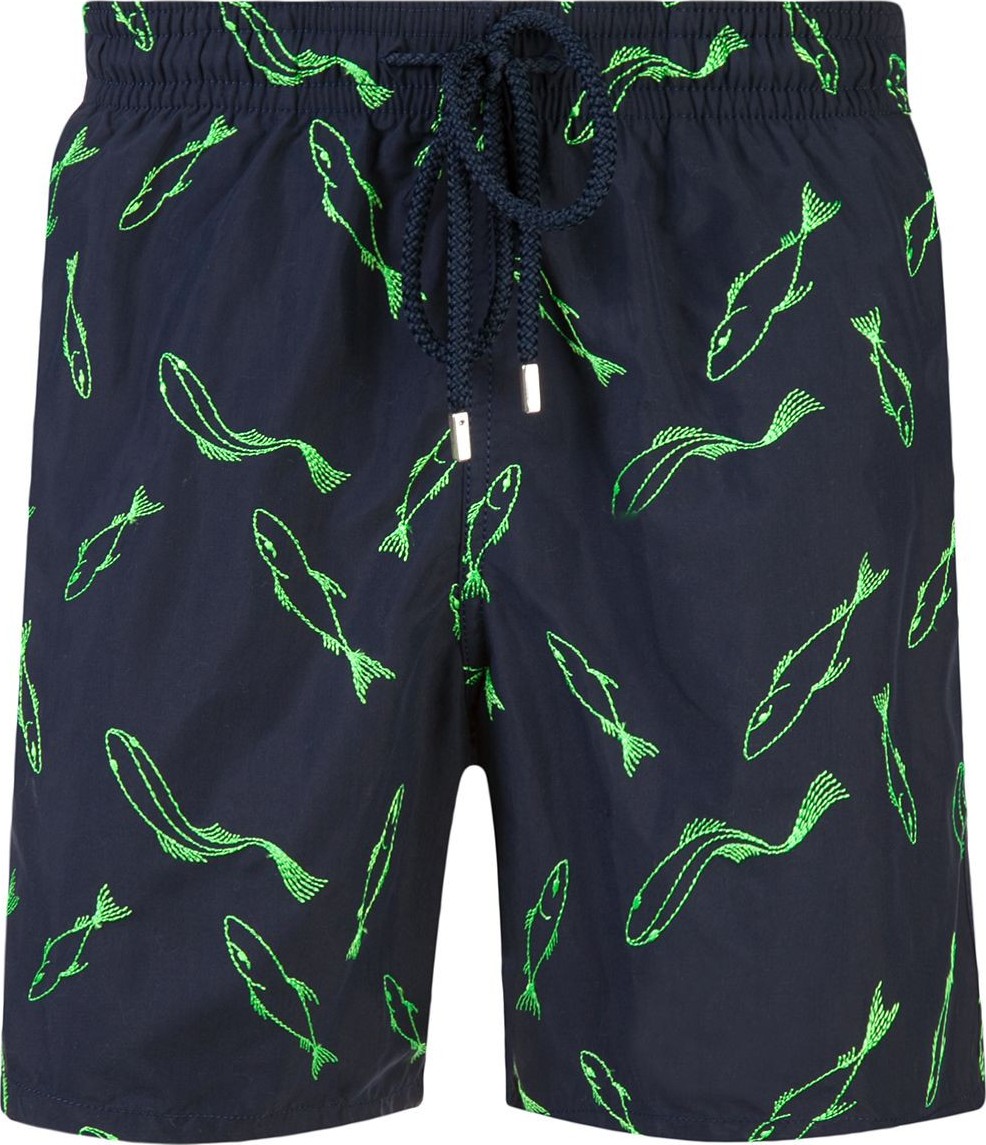 Vilebrequin embroidered fish swim shorts