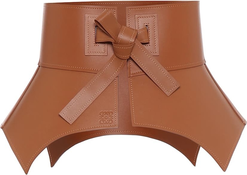 LOEWE Leather corset belt