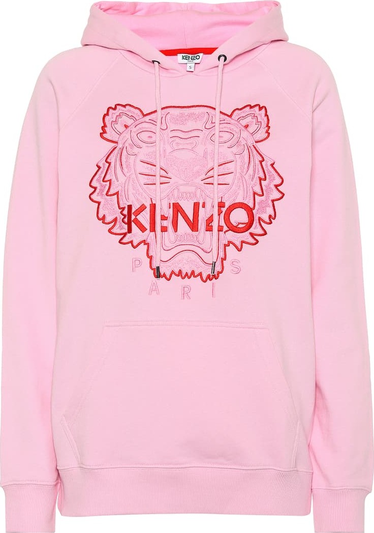 KENZO Tiger Logo stretch-cotton hoodie