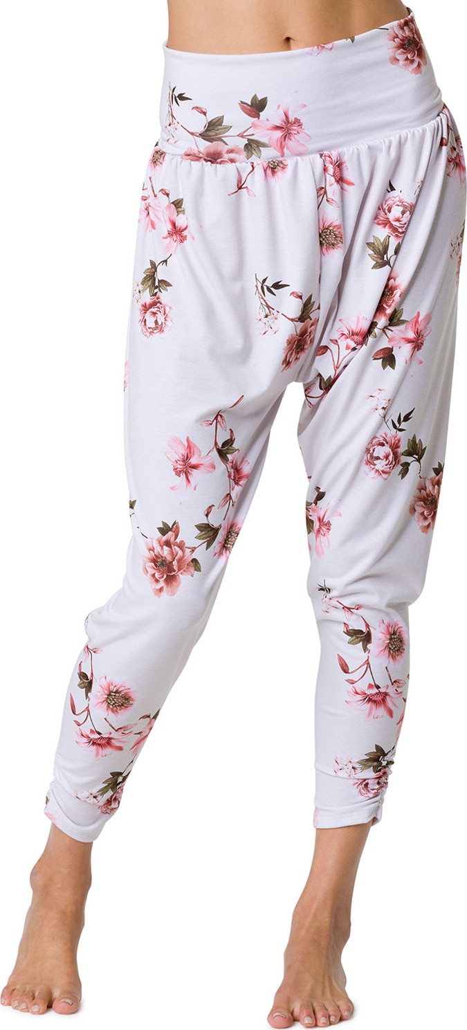 ONZIE Floral-Print Slouchy Active Harem Pants