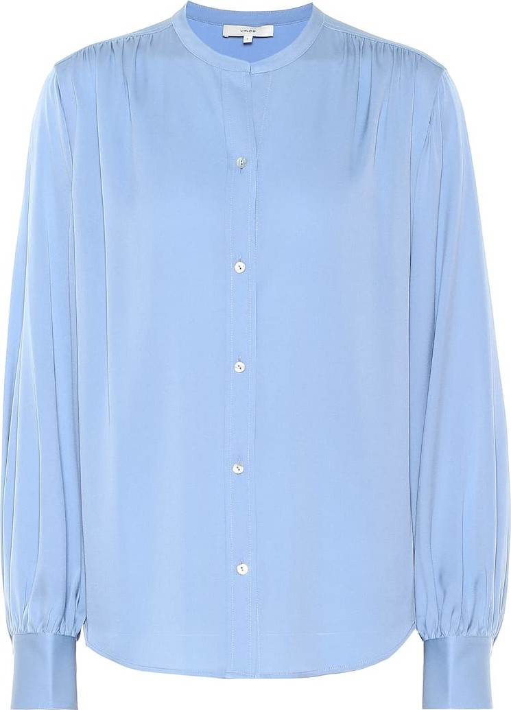 Vince Stretch-silk blouse