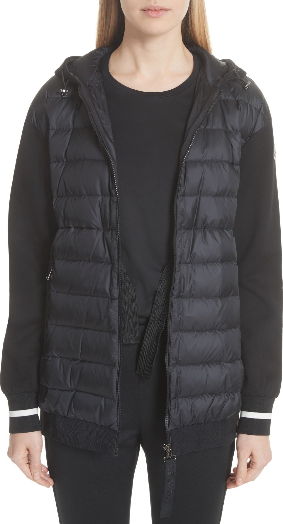 Moncler Maglia Quilted Front Sweatshirt