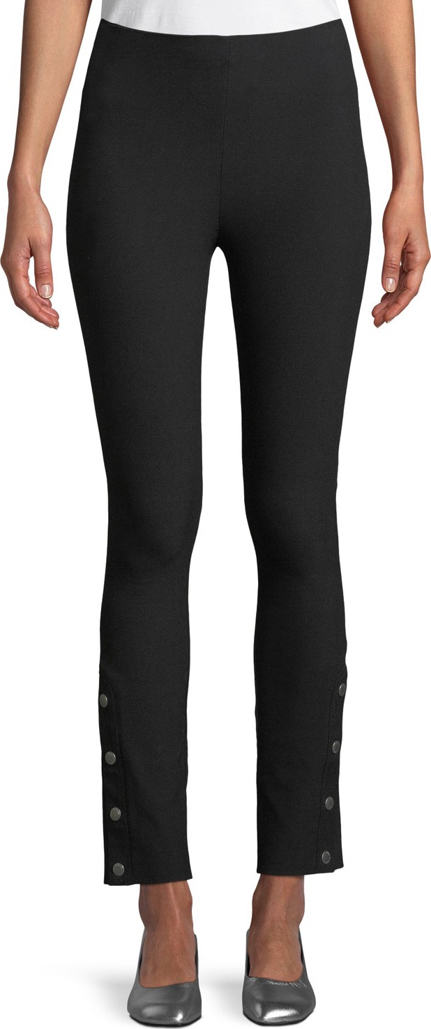 Rag & Bone Simone High-Rise Slim Snap Pants