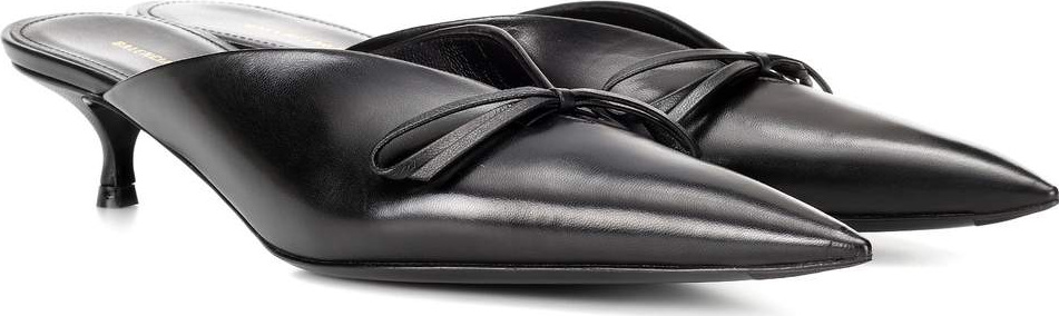 Balenciaga Knife leather mules