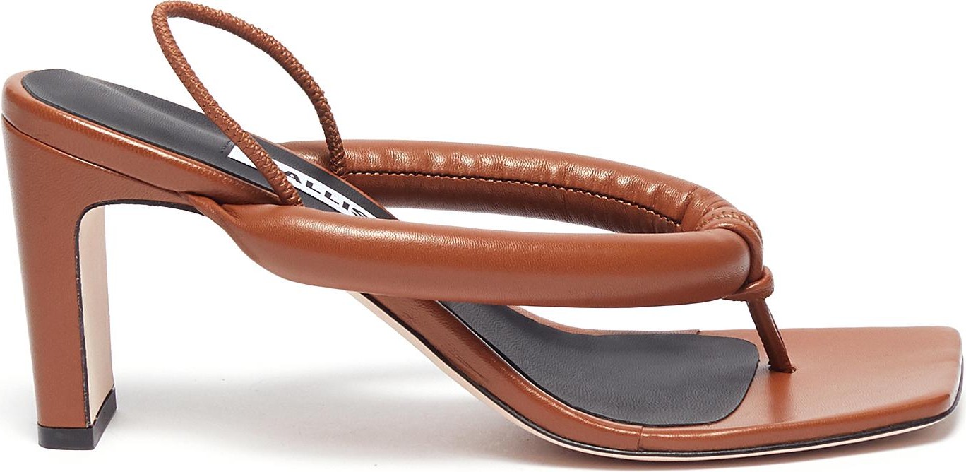 Kallisté Puffy Strap Thong Sandals