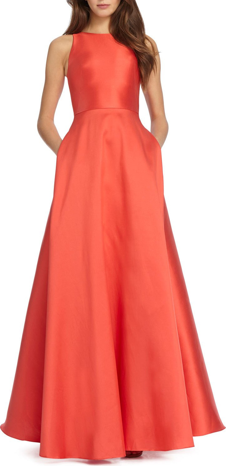 ML Monique Lhuillier Sleeveless Ball Gown