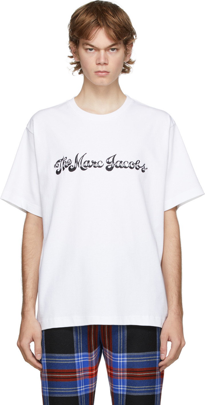 MARC JACOBS - White R. Crumb Edition Logo T-Shirt
