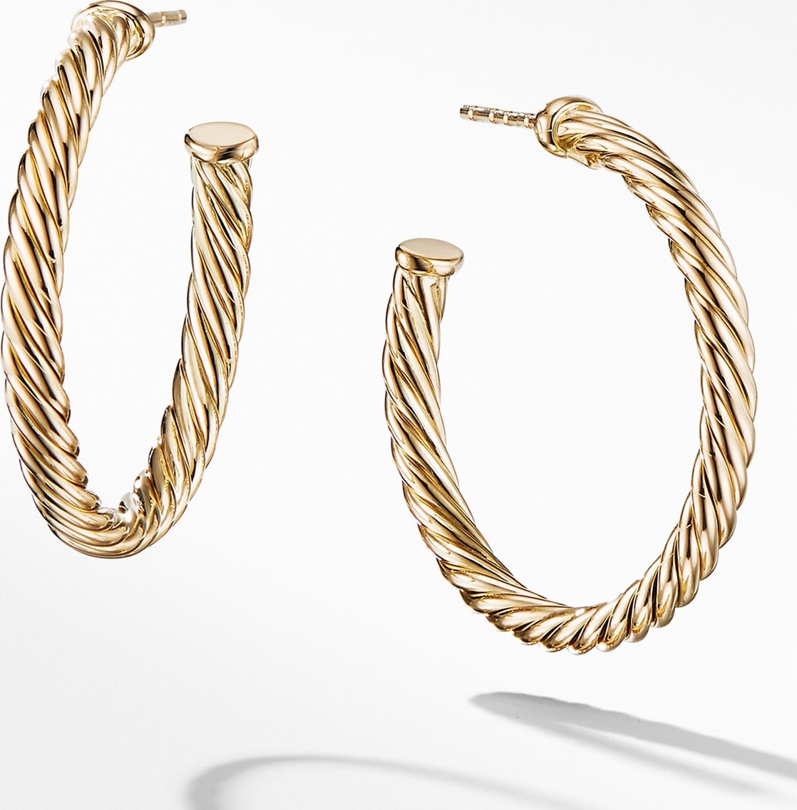 David Yurman Cable Loop Hoop Earrings