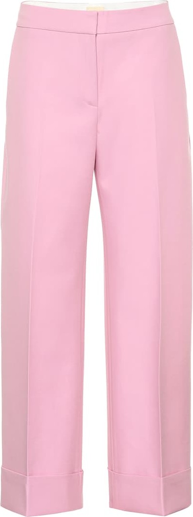 Khaite Devon cotton wide-leg pants