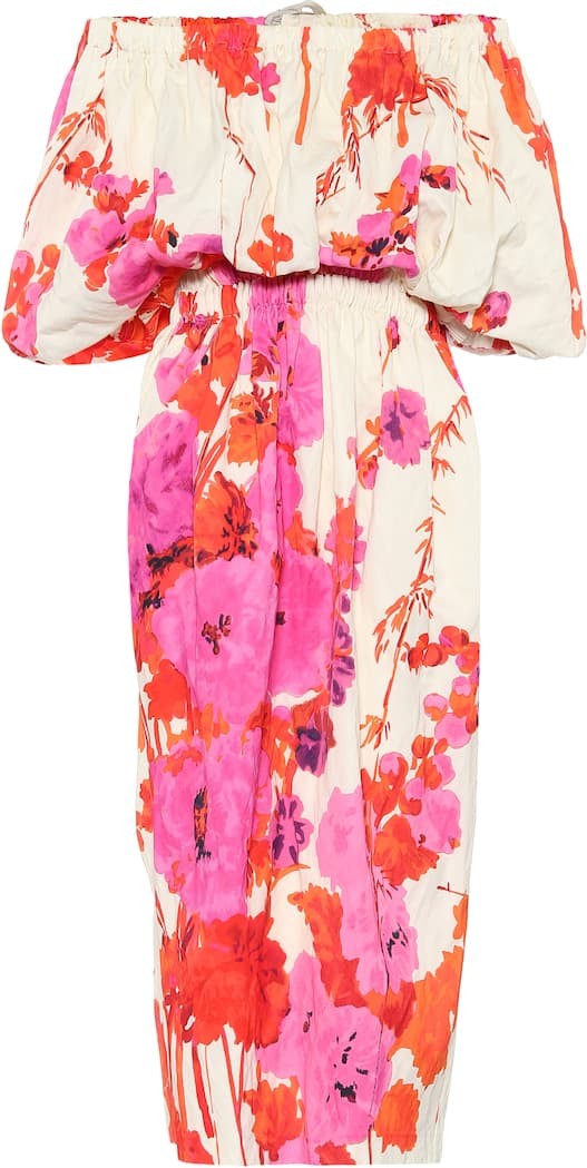 Dries Van Noten Floral midi dress