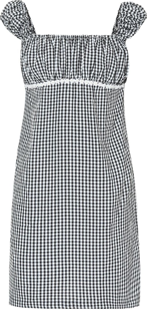 Solid & Striped Gingham minidress