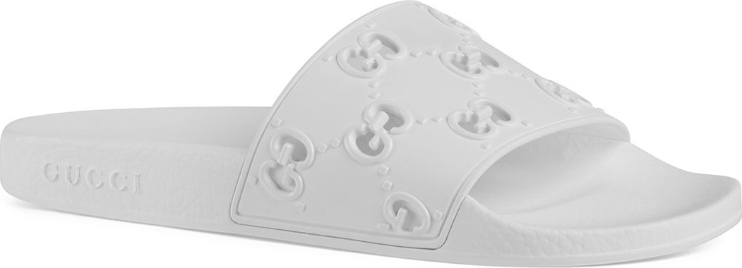 Gucci Pursuit GG Logo Pool Slides