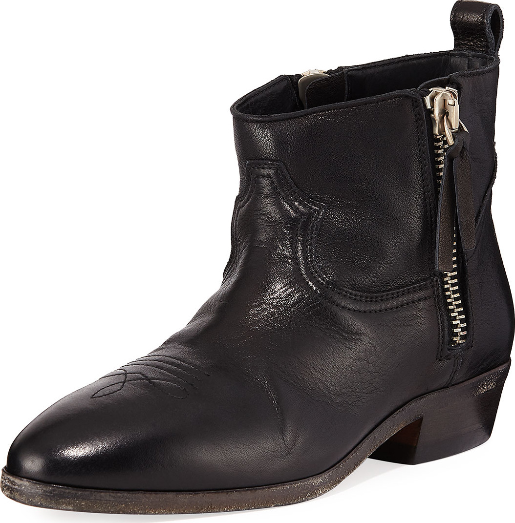 Golden Goose Deluxe Brand Viand Flat Leather Ankle Boots