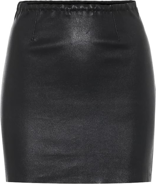 Stouls Rita leather miniskirt