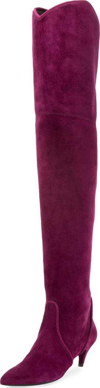 Roger Vivier Choc Real Passamaneria Over-The-Knee Boot