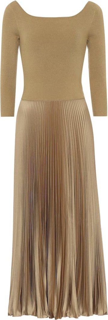 Polo Ralph Lauren Pleated midi dress
