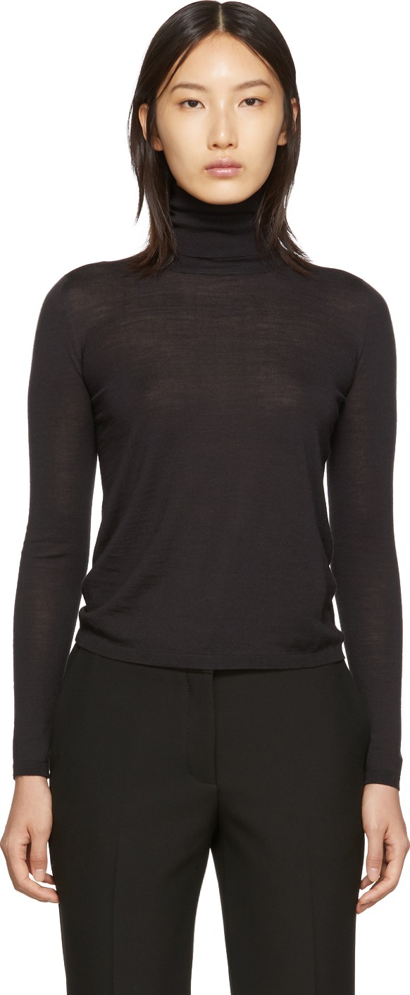 Max Mara Brown Anta Turtleneck