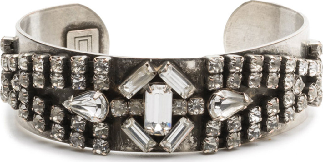 DANNIJO Petunia Mixed Crystal Kick Cuff Bracelet