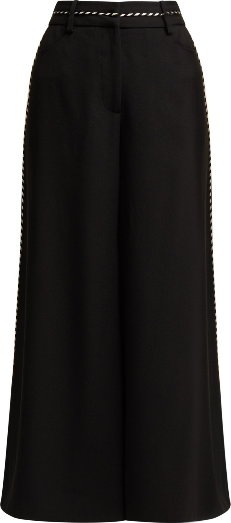 Peter Pilotto Piped satin culottes