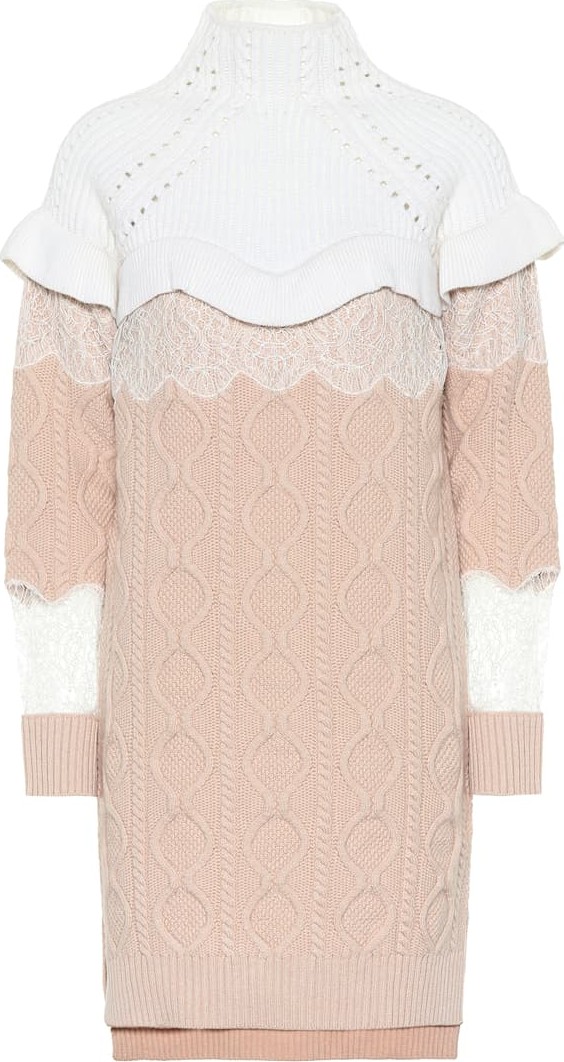 Fendi Wool and cashmere sweater dress