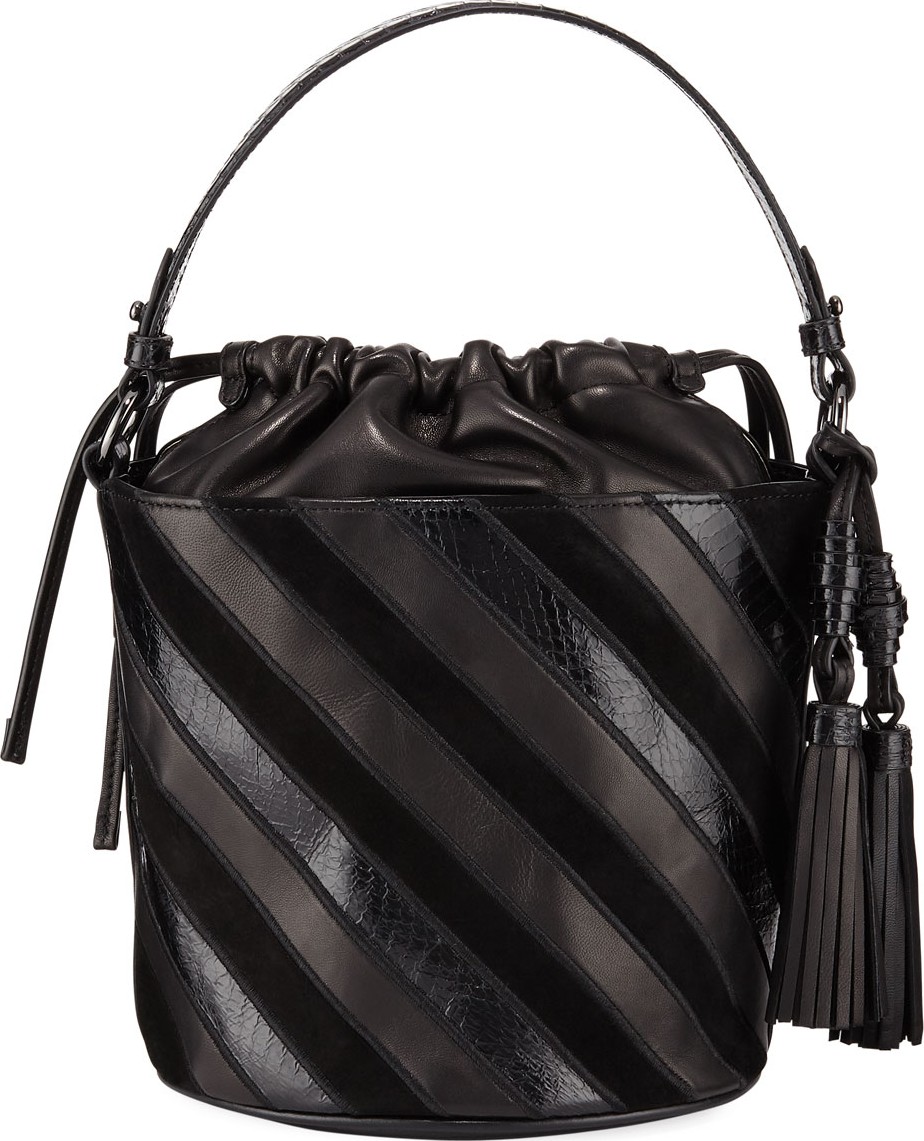 Rafe Katrina Striped Bucket Bag