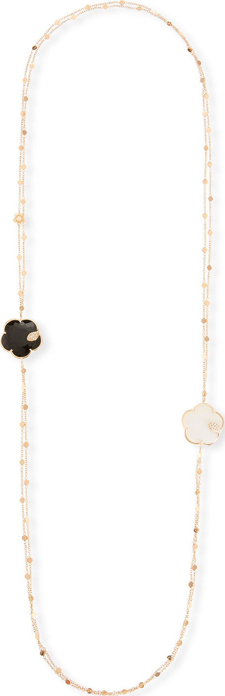 Pasquale Bruni Ton Joli 18k Black & White Necklace w/ Diamonds, 40"