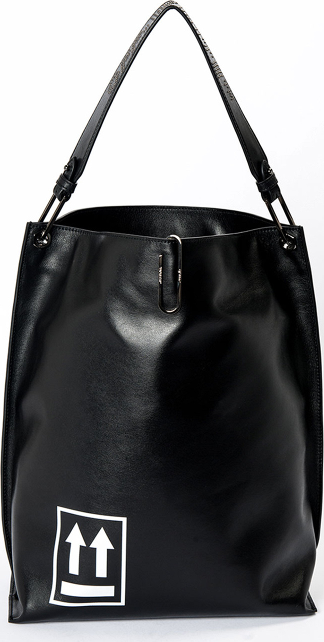 Off White Soft Arrow Satchel Bag