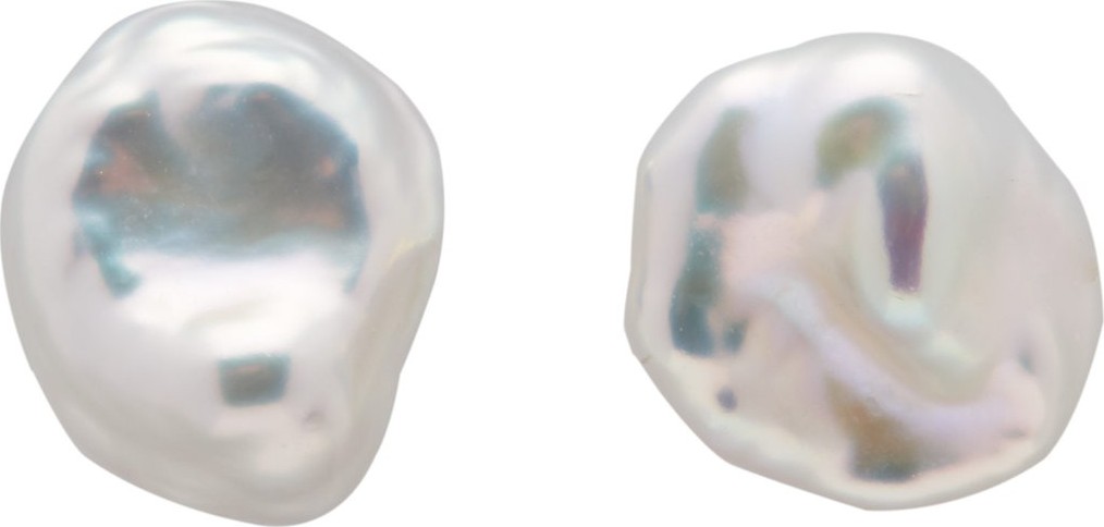 Albus Lumen Sphera fresh water-pearl stud earrings