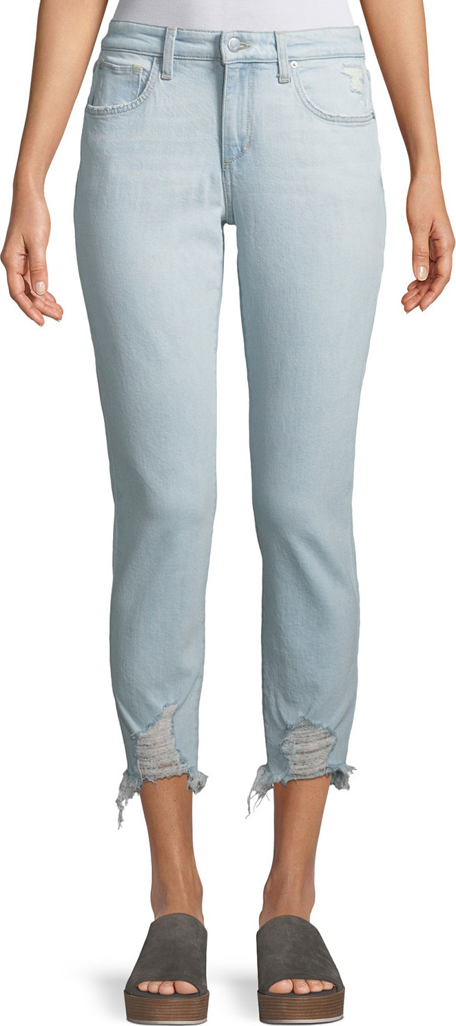 Joe's Jeans The Smith Distressed Cropped Skinny Jeans