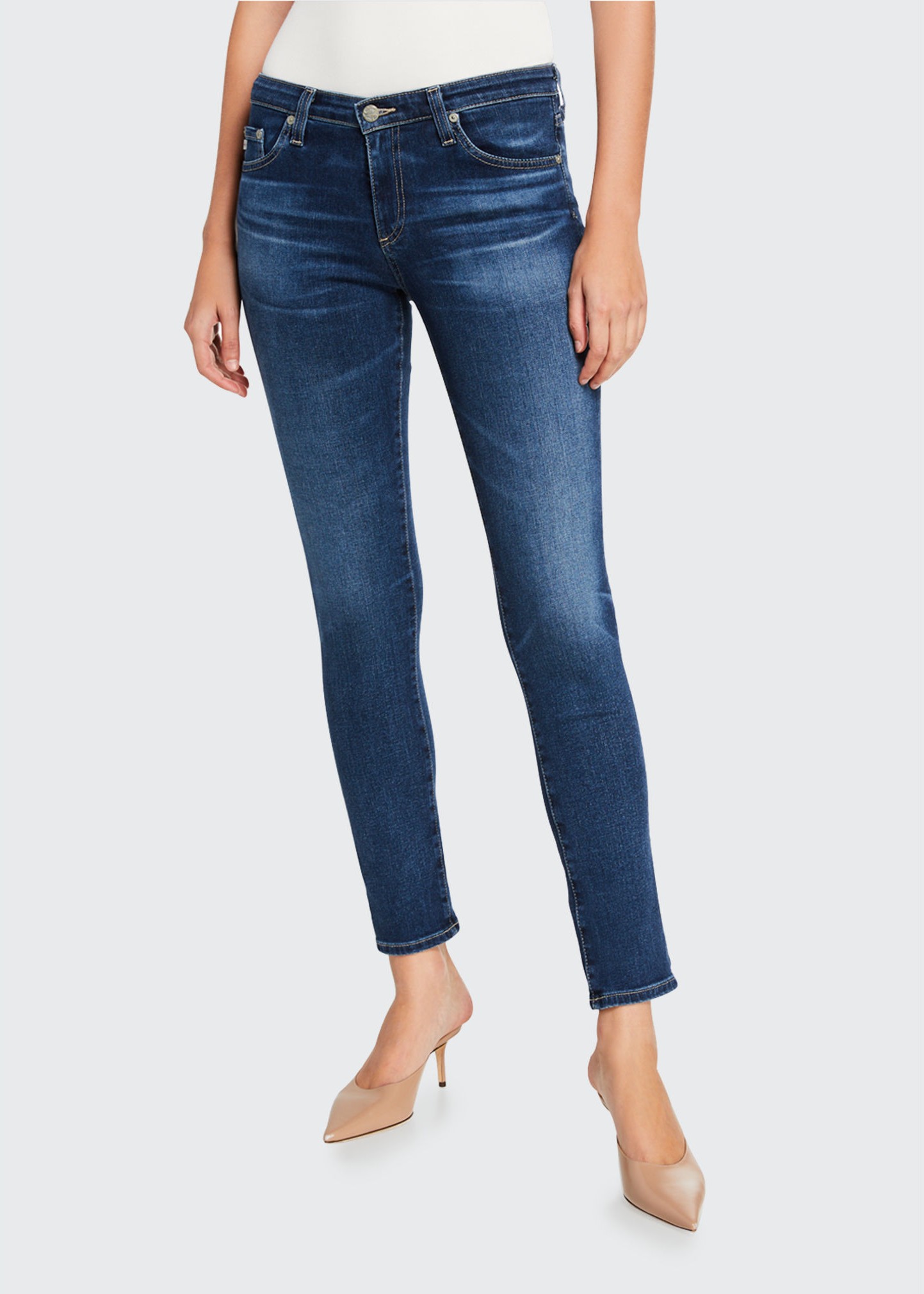 AG Jeans Prima Mid-Rise Cigarette Jeans