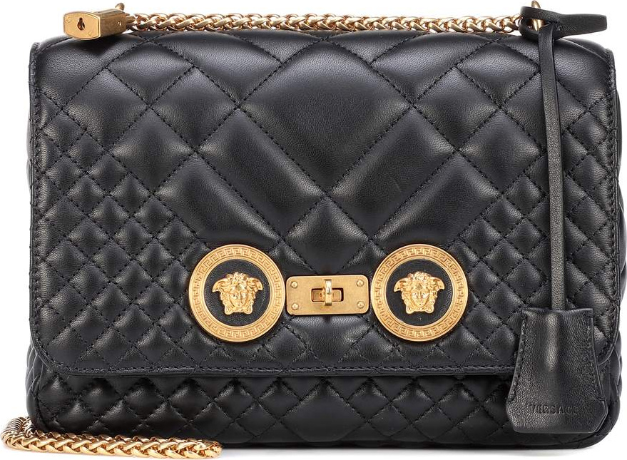 Versace Icon quilted leather shoulder bag