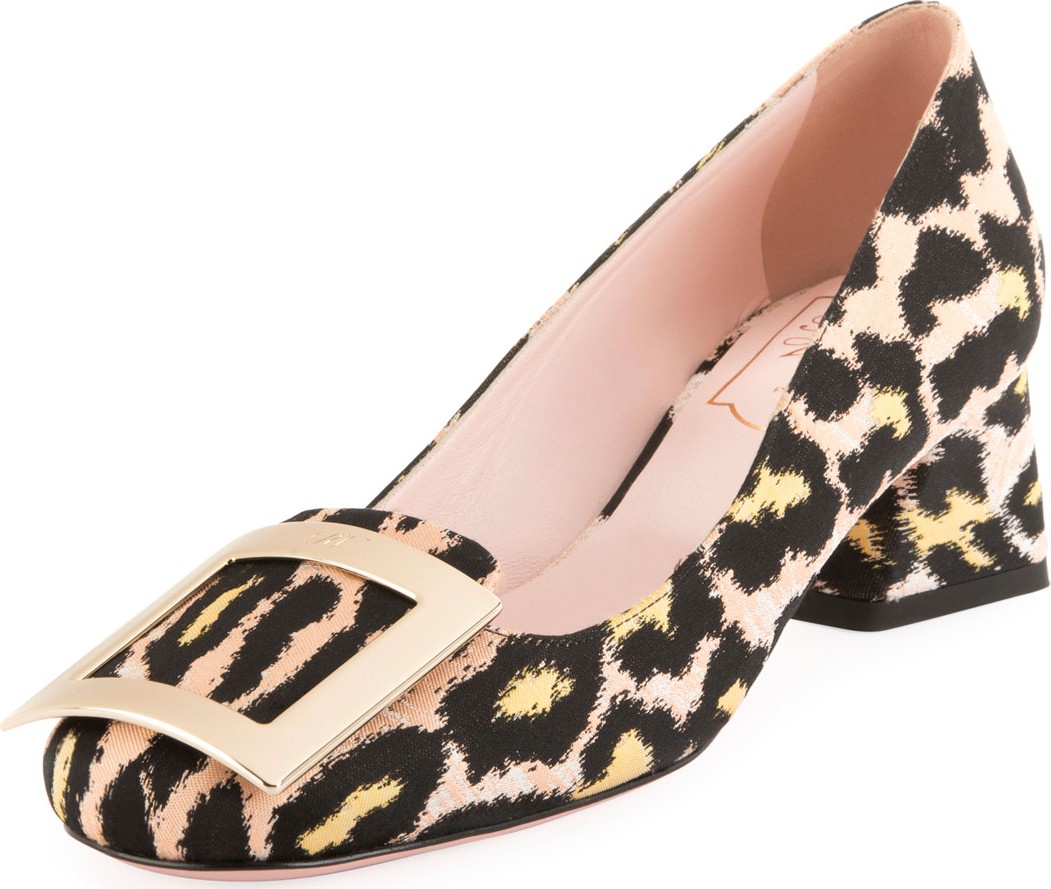 Roger Vivier Belle de Jour Leopard Pumps