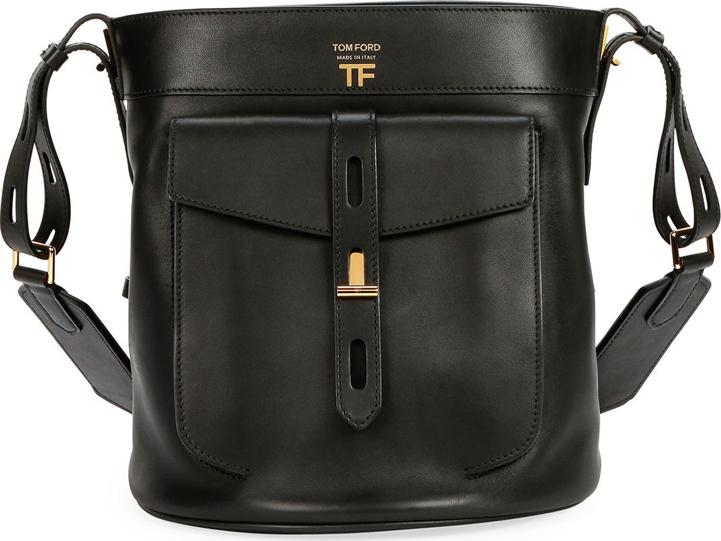 TOM FORD Hollywood Natural Calf Bucket Bag