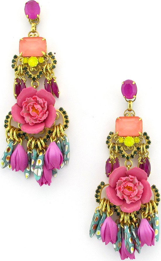 Elizabeth Cole Burke Drop Earrings