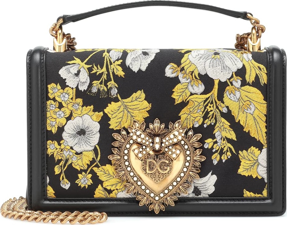 Dolce & Gabbana Devotion Small jacquard shoulder bag