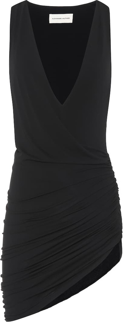 Alexandre Vauthier Asymmetric stretch-jersey minidress Alexandre Vauthier Asymmetric stretch-jersey minidress